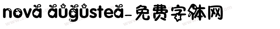 nova augustea字体转换